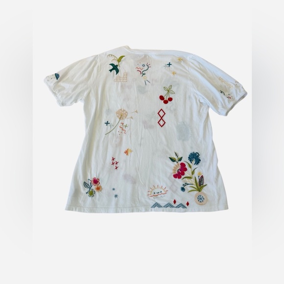 Johnny Was Cleo Short Puff Sleeve Tee - Picture 8 of 12